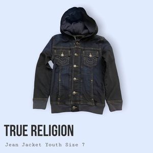 True Religion Kids Denim Jean Jacket…Gently used(runs big)